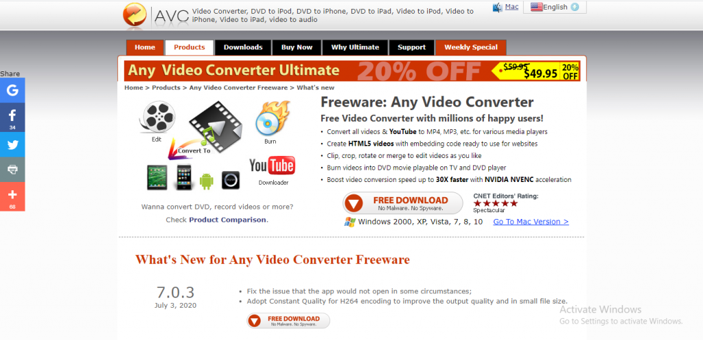 Any Video Converter Free