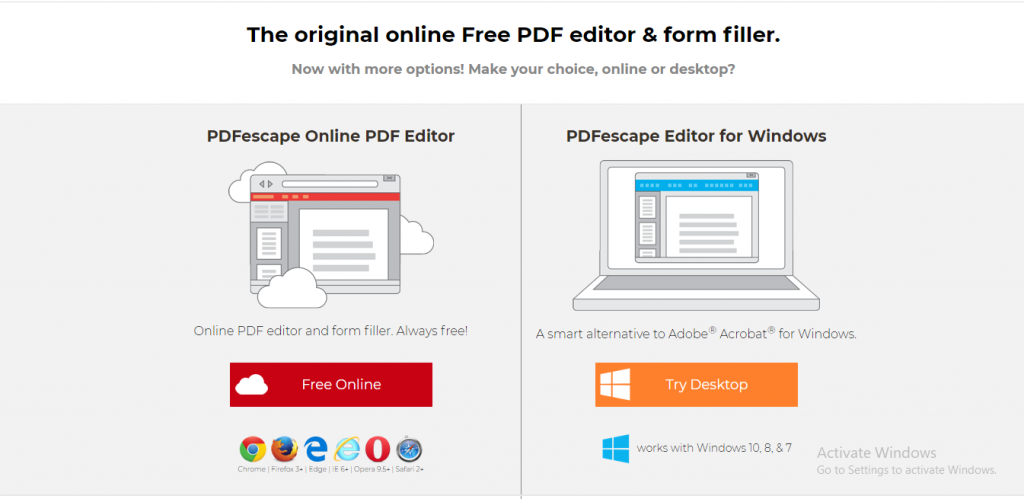 PDFescape Online PDF Editor